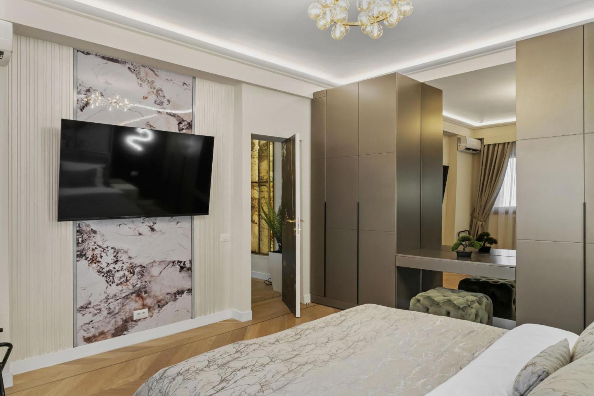 Central Two Rooms Apartment The Paradise Of Lights บูคาเรสต์ ภายนอก รูปภาพ